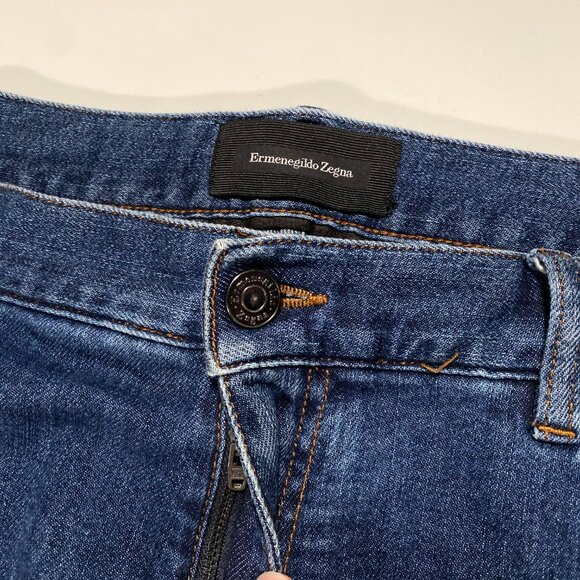 Ermenegildo Zegna Mainline Lightweight Straight Leg Stretch Denim mens 39x30 - Picture 3 of 10